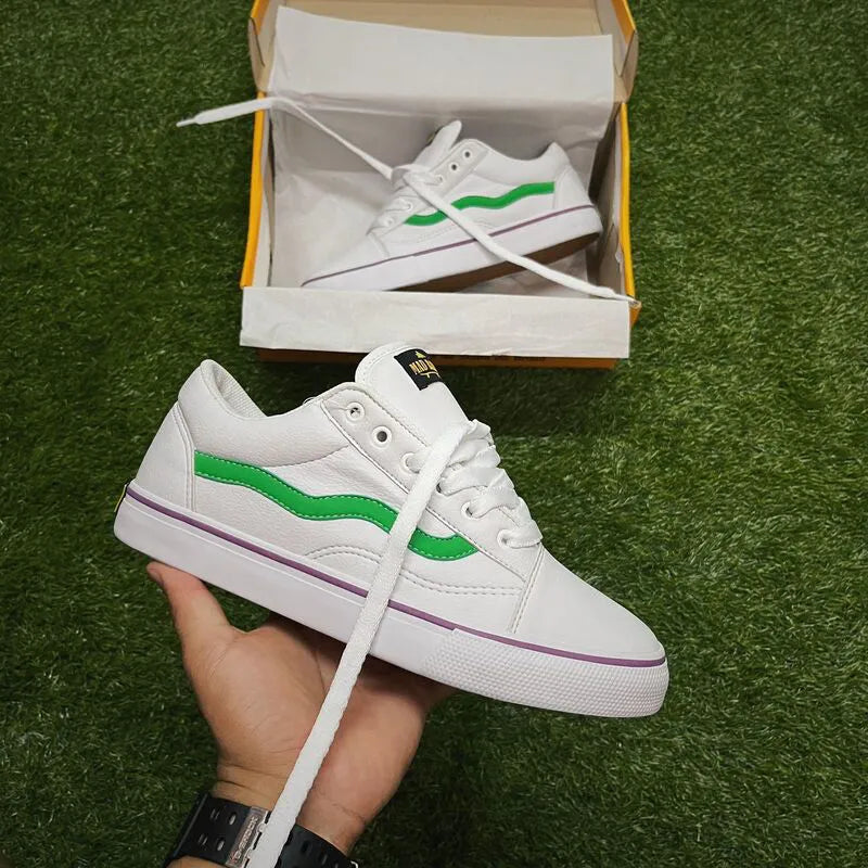 Tênis mad rats old school branco/verde